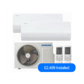 Samsung Dual Split 9000 +12000 BTU - Fully Installed